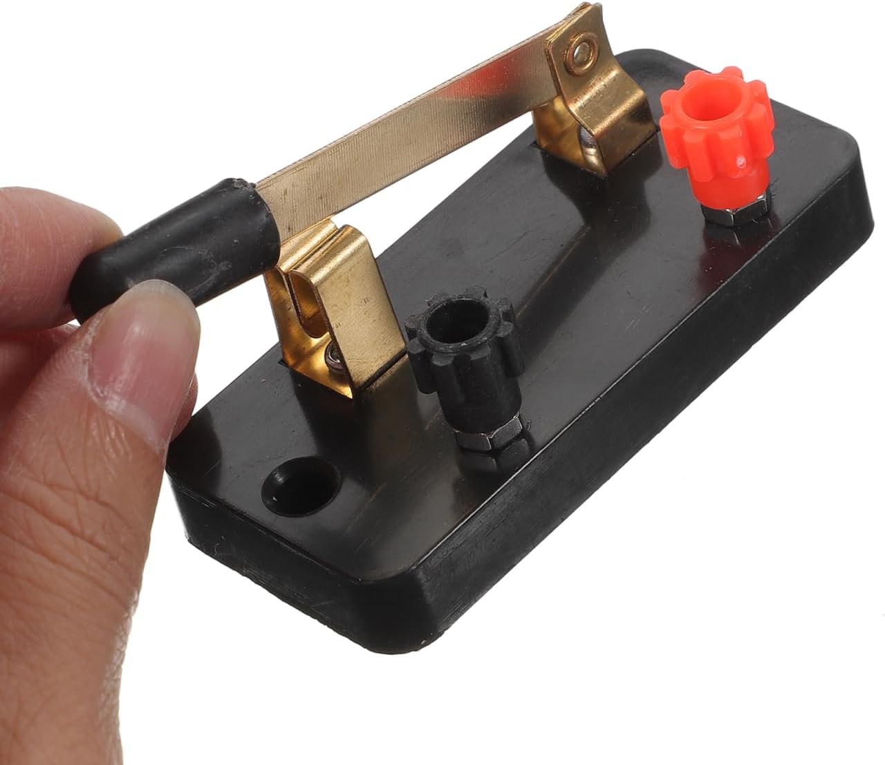 iplusmile Single Pole Single Throw Knife Switch Spst Circuit Switch with Screw Binding Posts for Physics Lab and Classroom Electronic Experiments Set of 10 2.95 X 1.37 X 0.35 in
