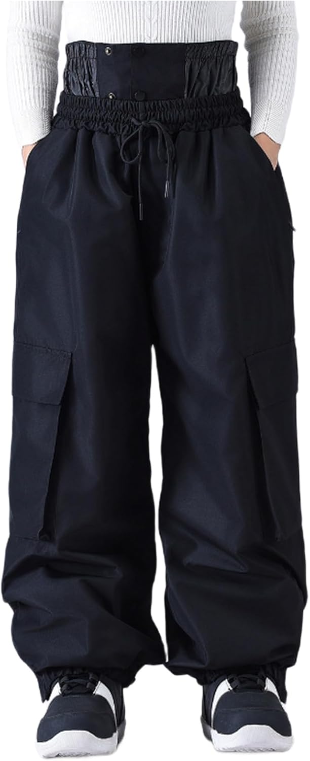 Ski Pants Snow Snowboard Pants Waterproof Insulated Baggy Windproof Hiking Winter Warm for Men Women