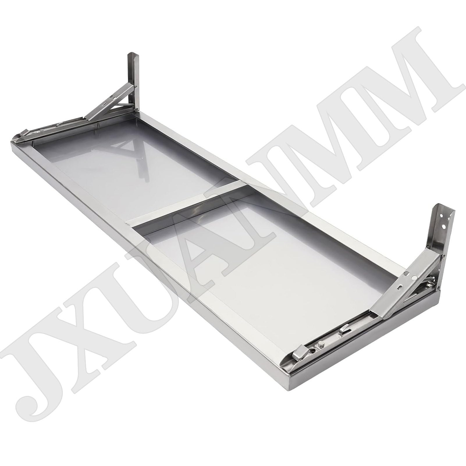 Mensola pieghevole da parete in acciaio inossidabile, mensole da parete per uso commerciale, per camion, rimorchi, finestre, ristorante, cucina, casa, ripostiglio, garage, 90 x 40 cm