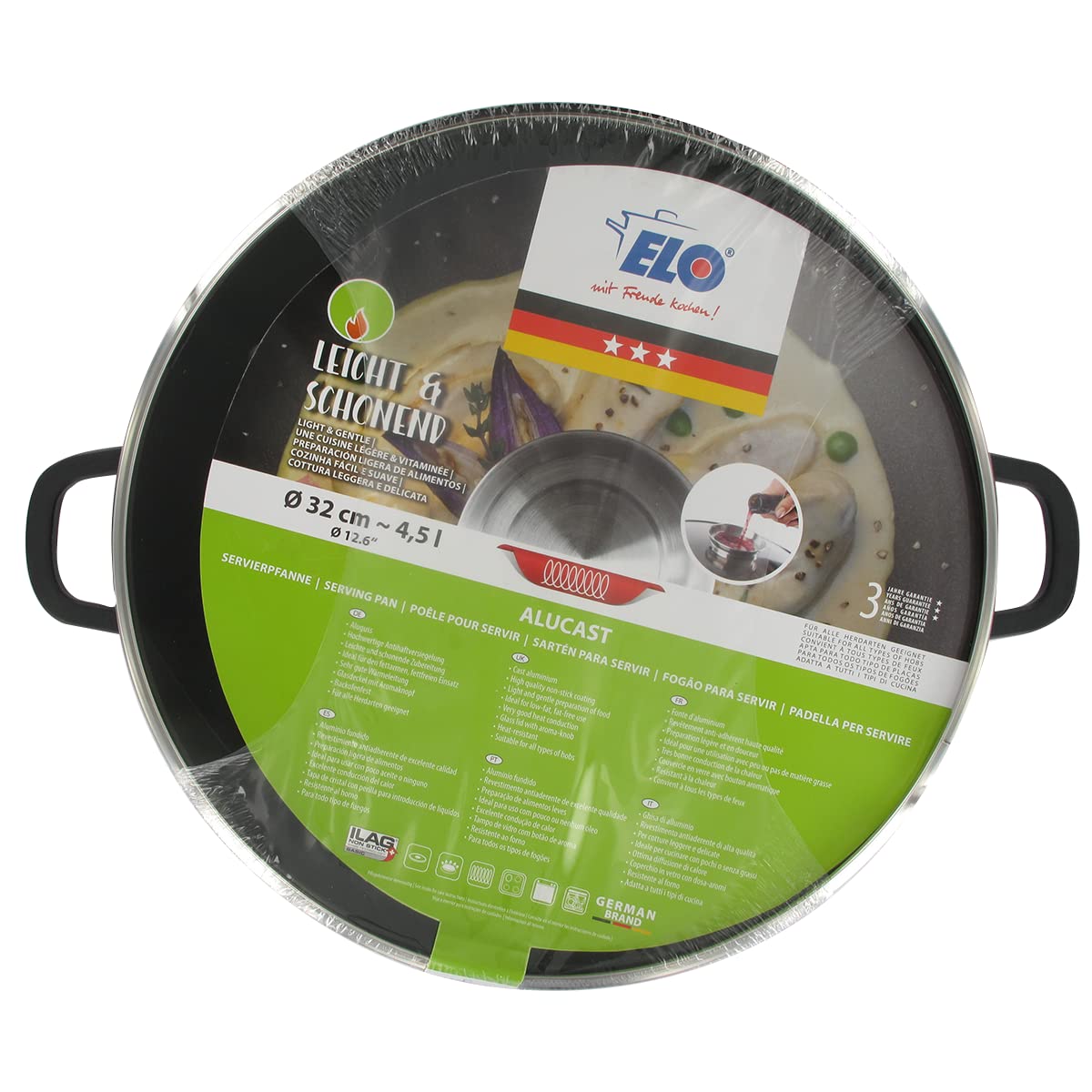 ELO 8669226 patelnia, stal