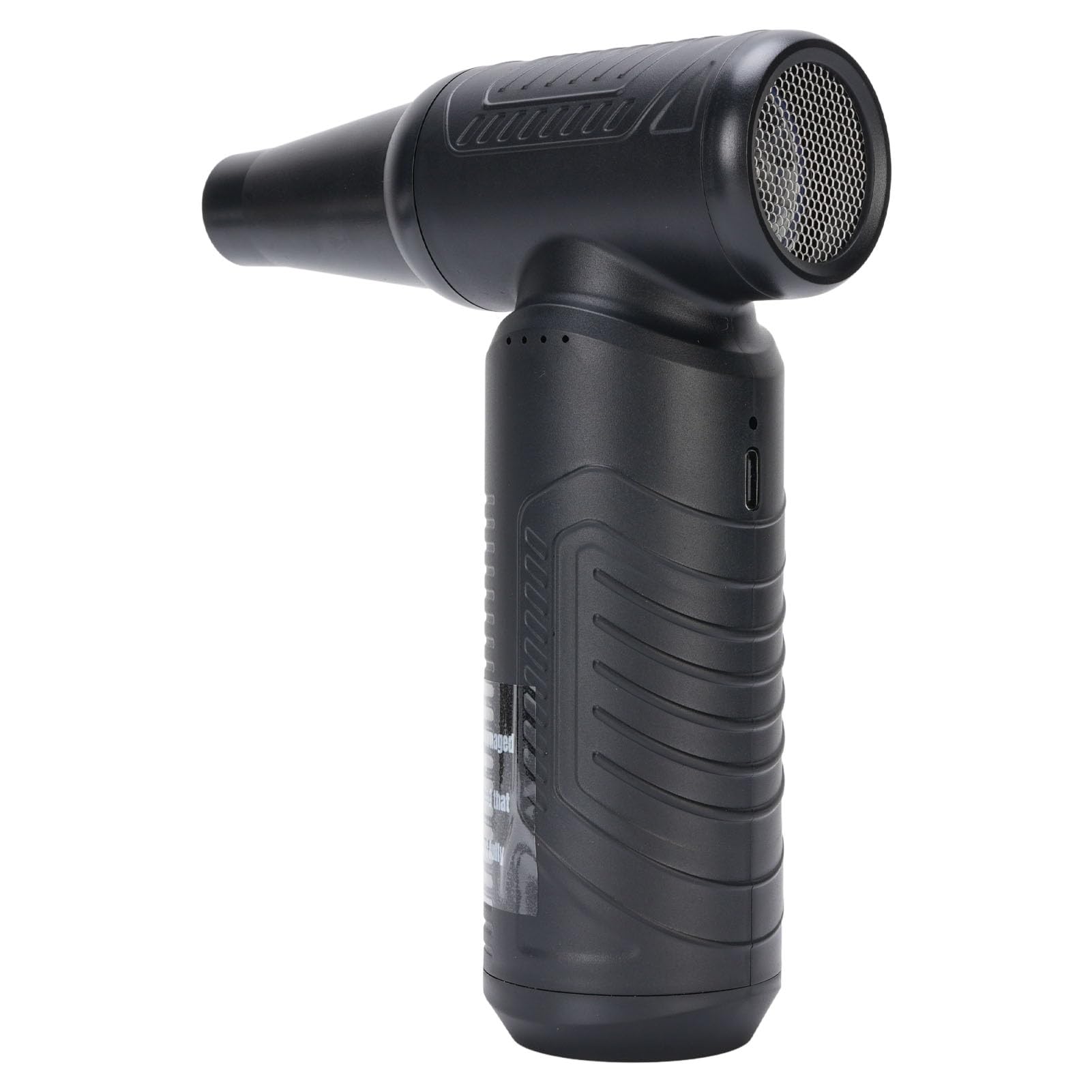Soffiatore per Polvere Ad Aria Compressa, 130.000 Giri/min, Senza Fili, Ricaricabile, con 3 velocità, 2 Ugelli, 3 Spazzole, Batteria da 6000 MAh, per la Pulizia della Tasti