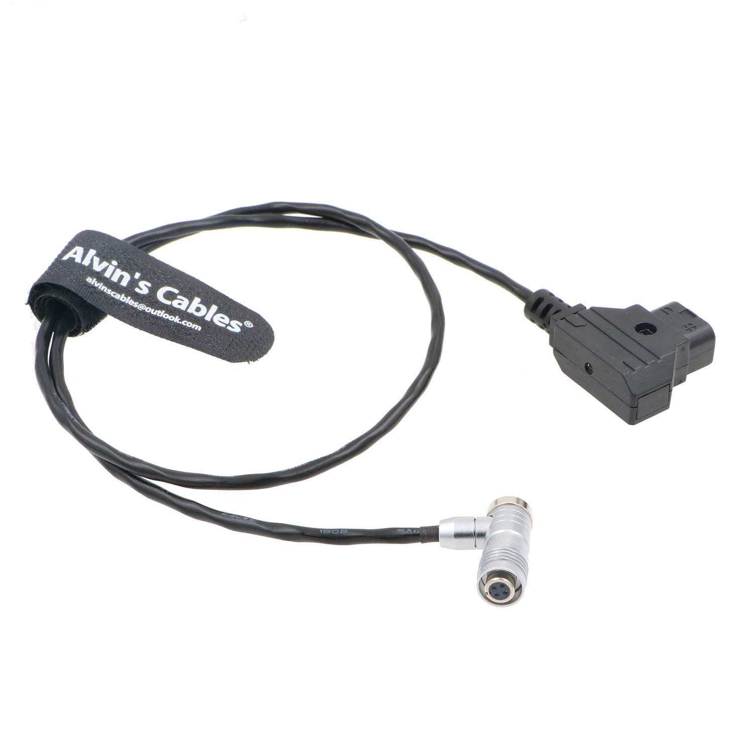Alvin's Cables Portkeys BM5 BM7 ekranowany kabel zasilający kąt prosty 4-pinowy żeński do AlvinTap ochronny przewód z kranem D