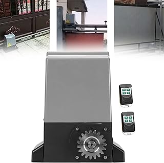 Electric Sliding Gate Opener, with 2 Remote Controls, 370W 550W 750W 1200W Motor Power Automatic Door Opener, for Country House Doors,1200W