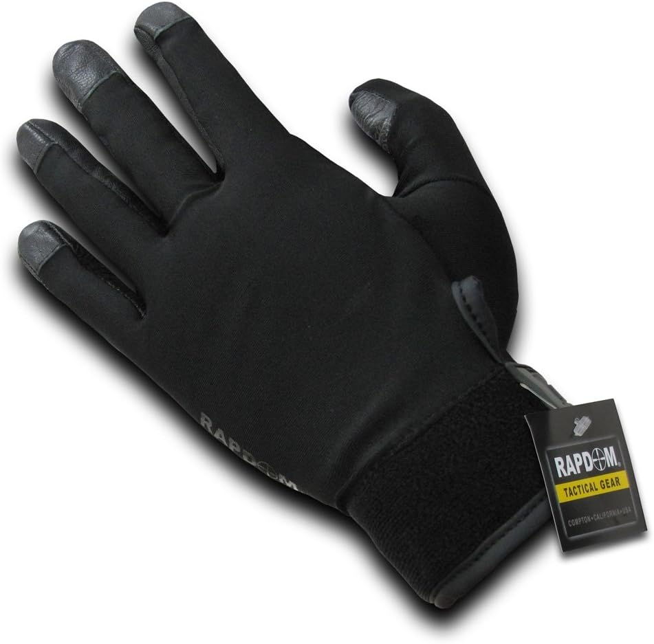 Rapdom Tactical Lycra Duty Gloves, Black, Medium