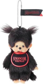 Sekiguchi Monchhichi x Stranger Things Monchhichi Key Chain Bib 206032 H13.5 W8.5 D5.5cm