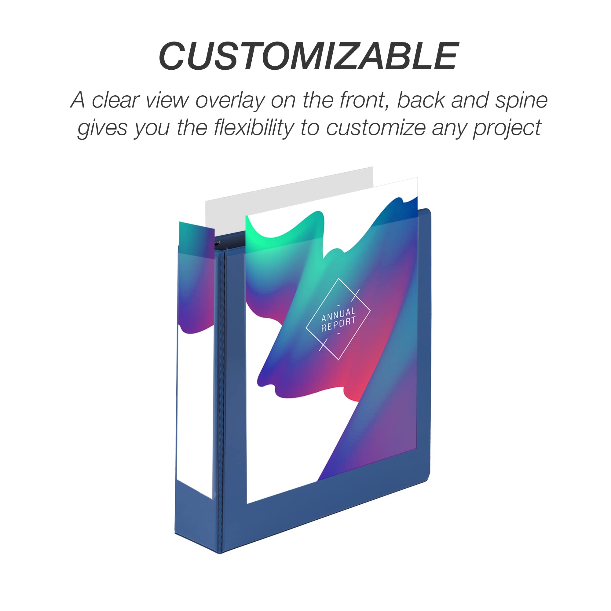 Samsill 5 Inch Binders Samsill 5 Inch D-Ring Binder 2-Pack - Made In ...