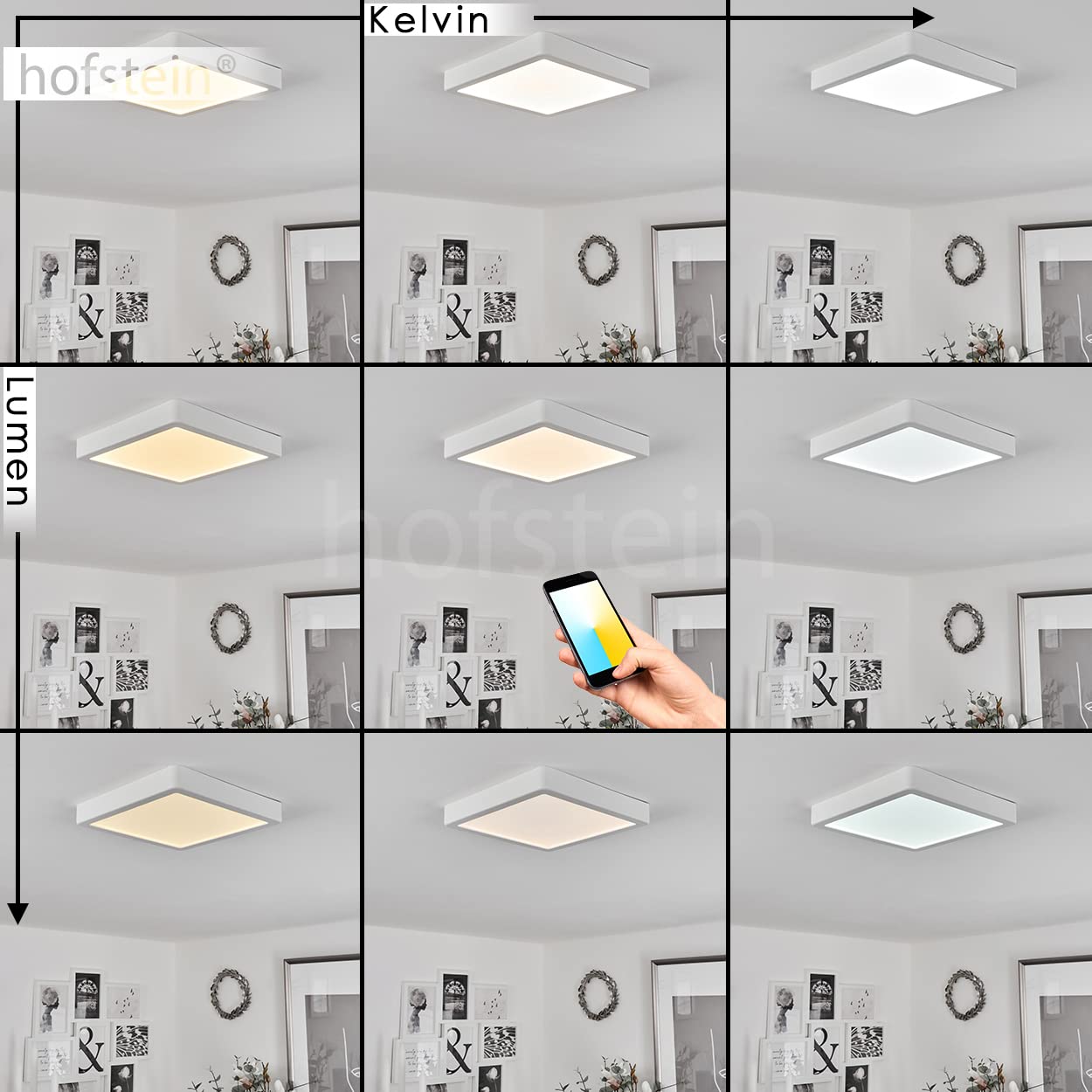 Finsrud Lampa Sufitowa LED Biały, 1-punktowy