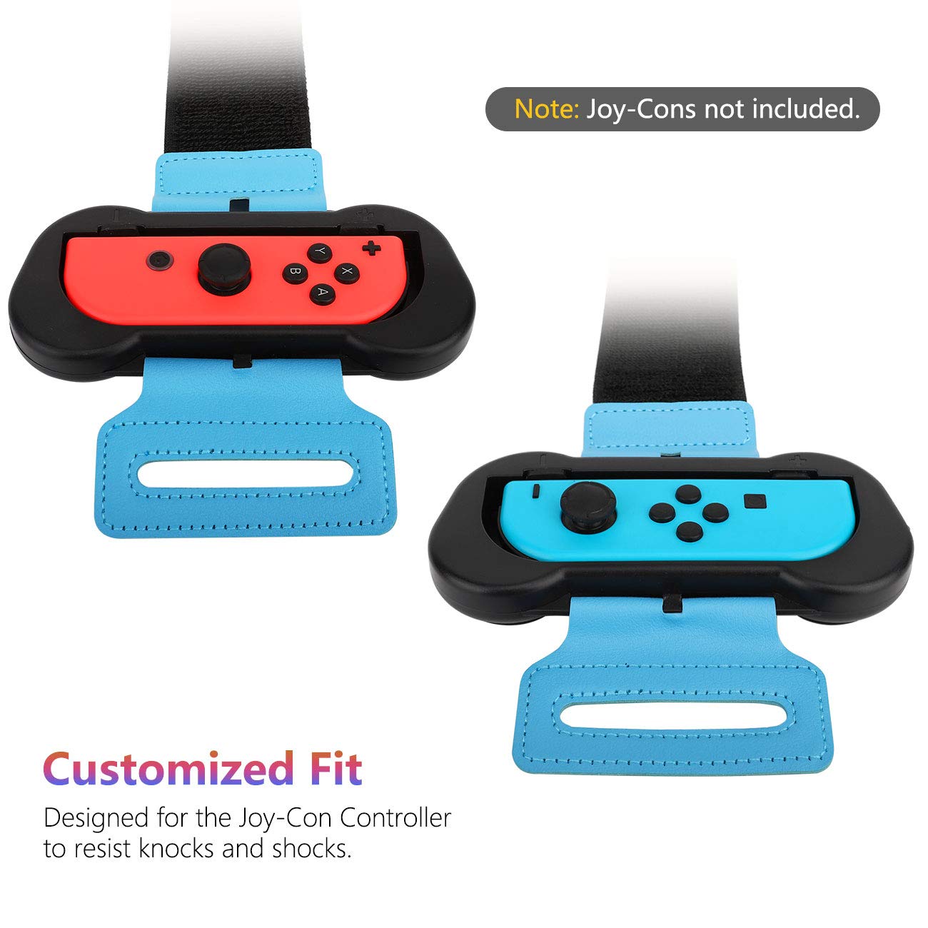 TiMOVO Cinturino Braccialetti Compatibile con Just Dance 2025/2024/2023/2022 Nintendo Switch Zumba Burn it Up,2PZ Cinturini da Polso Regolabile Braccialetto Elastico Porta Joy con per Adulti Bambini