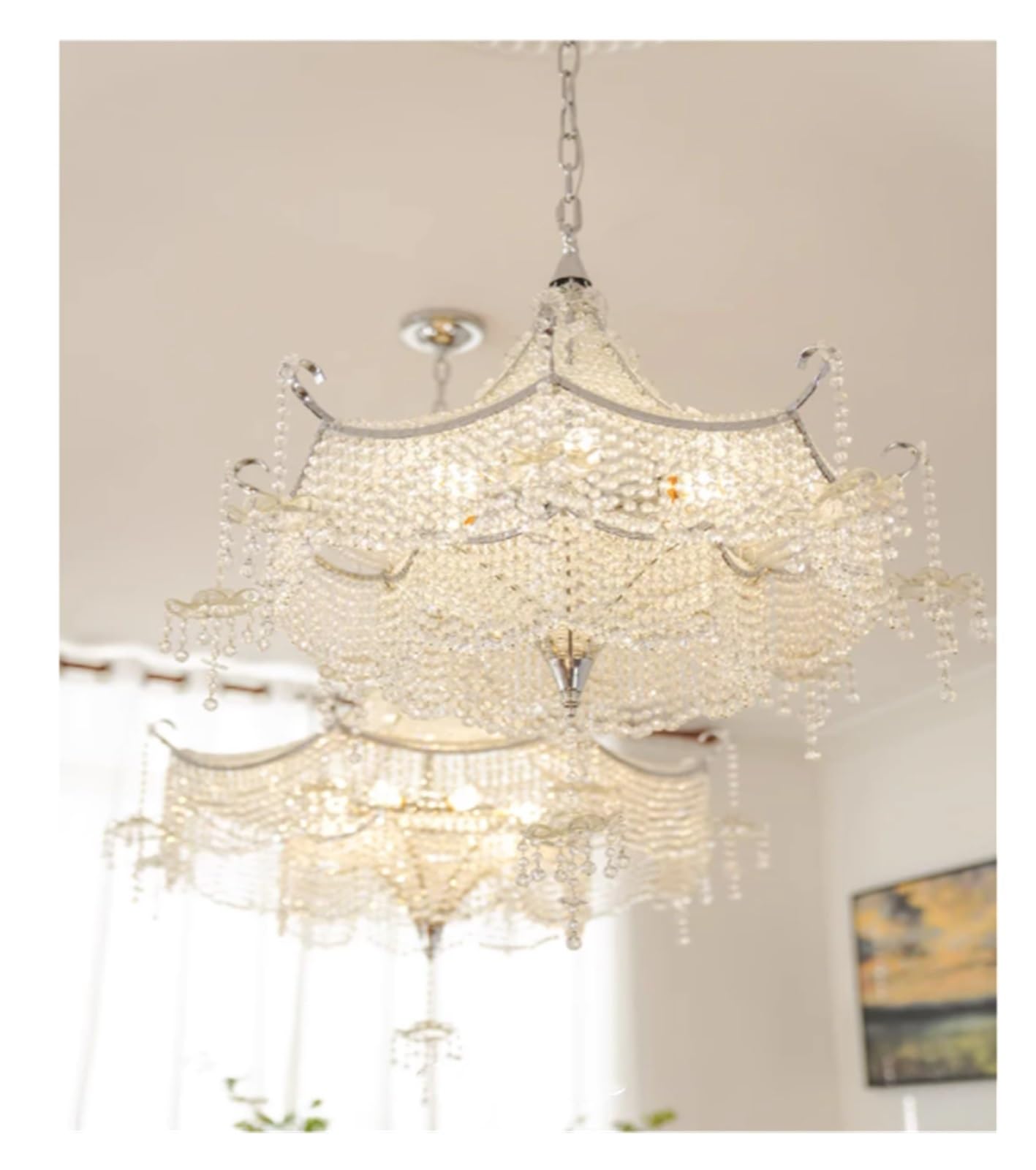 Lámparas LED de techo de cristal para iluminar habitaciones oscuras 6
