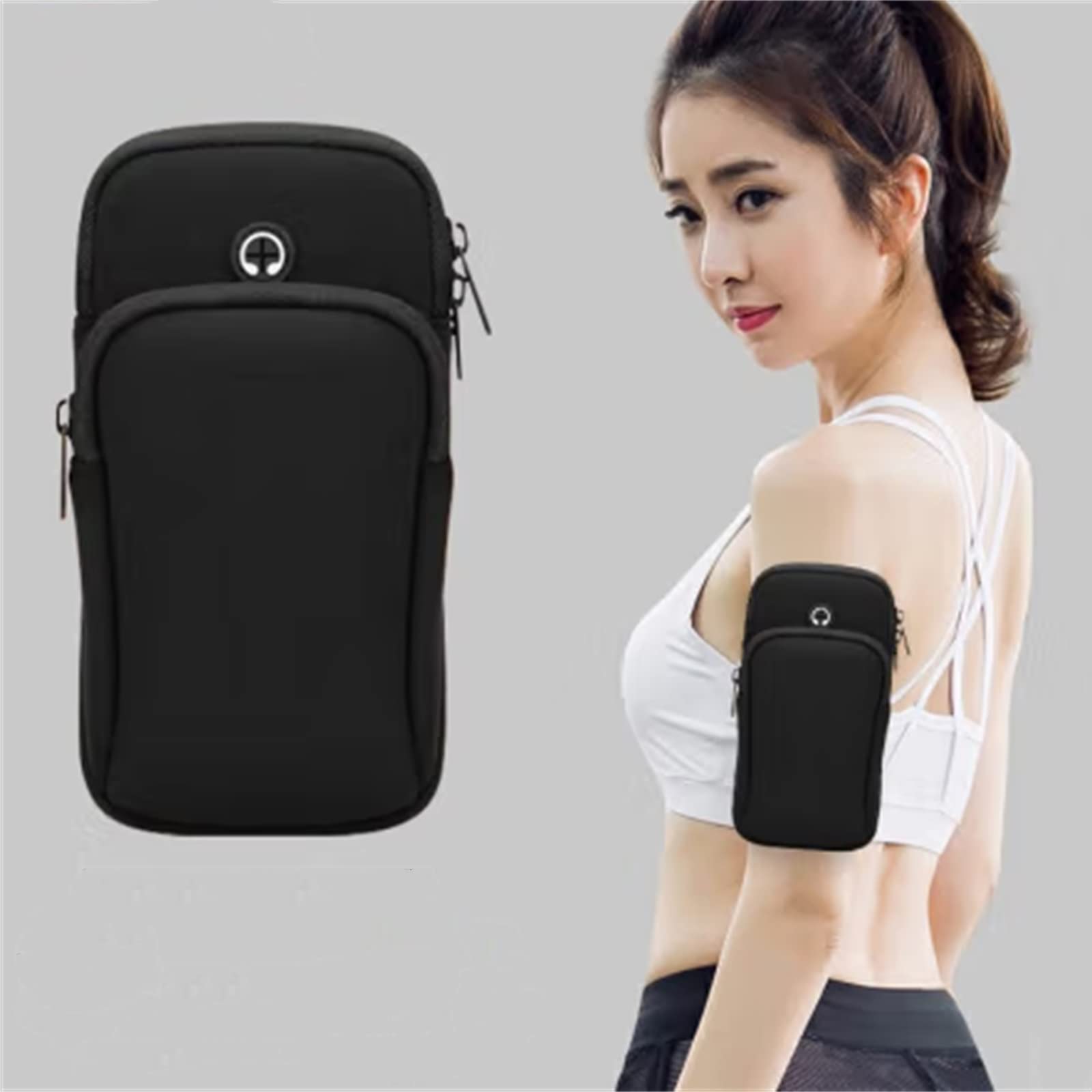 Bolsa De Brazo para Teléfono Móvil Bolsa de Brazo for Deportes al Aire Libre, Senderismo y Ciclismo for Hombres y Mujeres