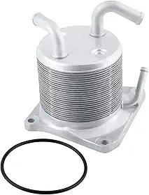Refrigerador de óleo de motor atualizado 4 portas CVT Cooler de óleo de transmissão compatível com 2007-2012 para Nissan Sentra 2011-2014 para Nissan Juke 2008-2013 para Nissan Rogue 216061XF0A