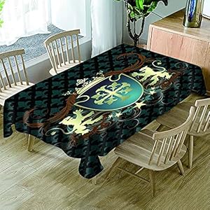 Tafeldoek- Rechthoek Tafelkleden Krimpbestendig morsen Proof Tafelhoezen Stofbestendige Tafelbladen voor Keuken Eetkamer…