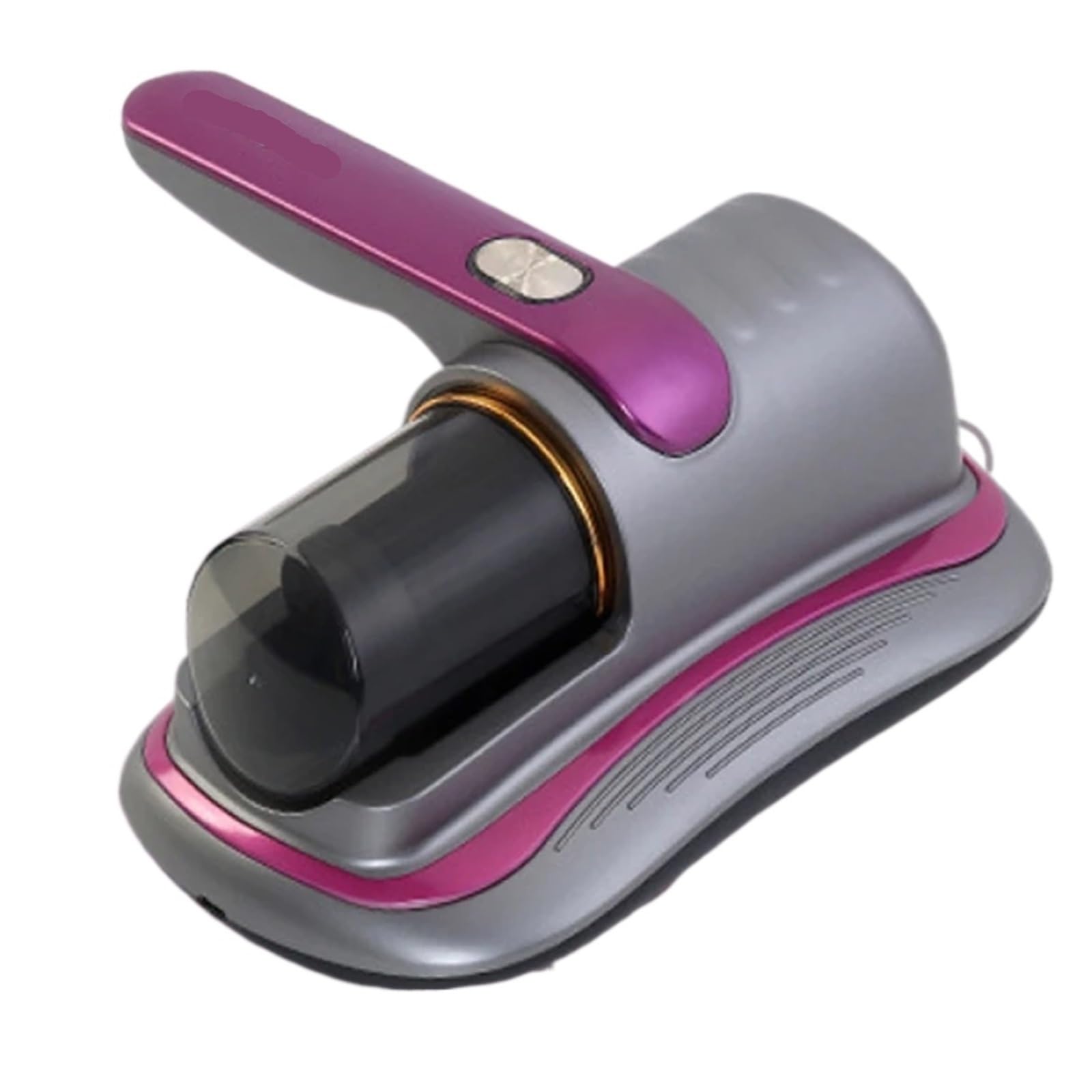 Aspiradora de colchón, máquina de esterilización de colchón para el hogar, portátil, portátil, inalámbrico, eliminador de ácaros, carga USB para cama, alfombra, sofá (dorado) (morado 1)