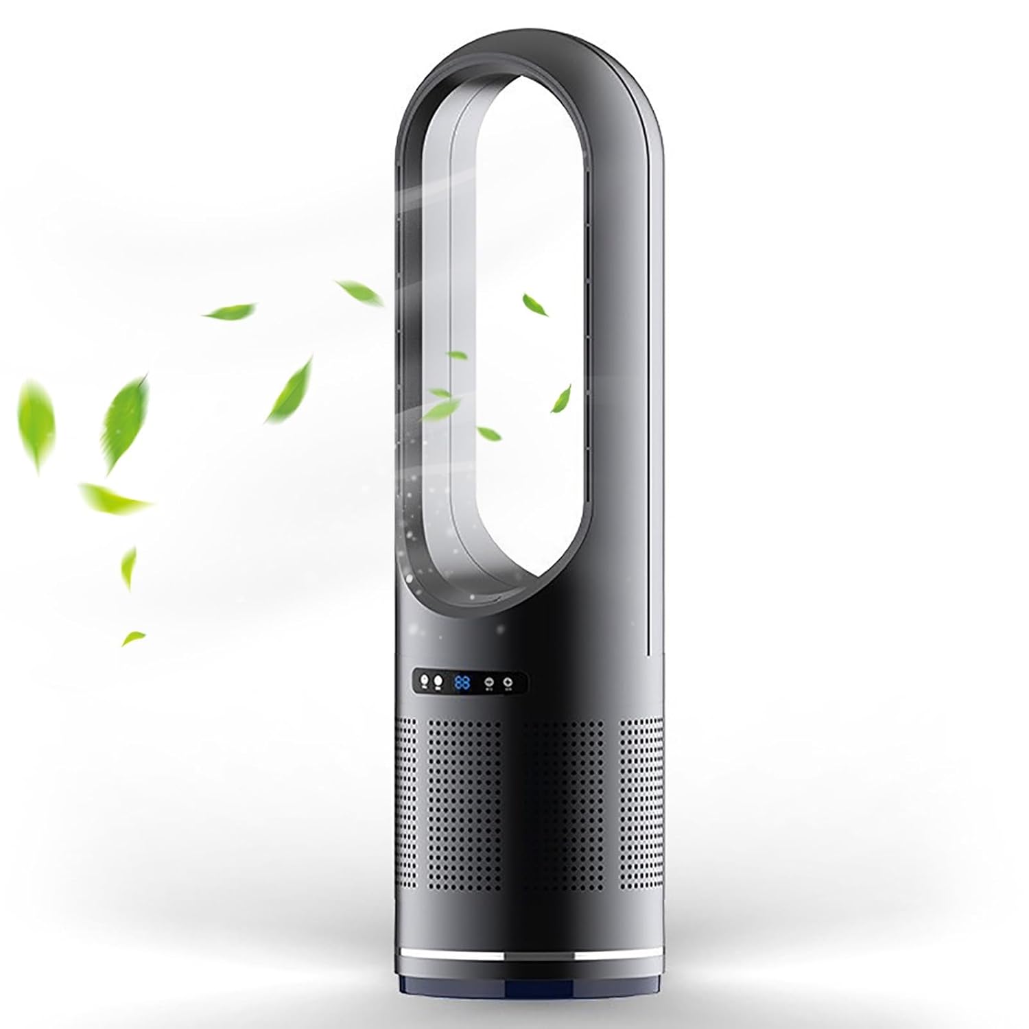 Bladeless Tower Fan Oscillating Fan Portable Fan Easy to Clean Standing Floor Fan for Bedroom Home Offic Air