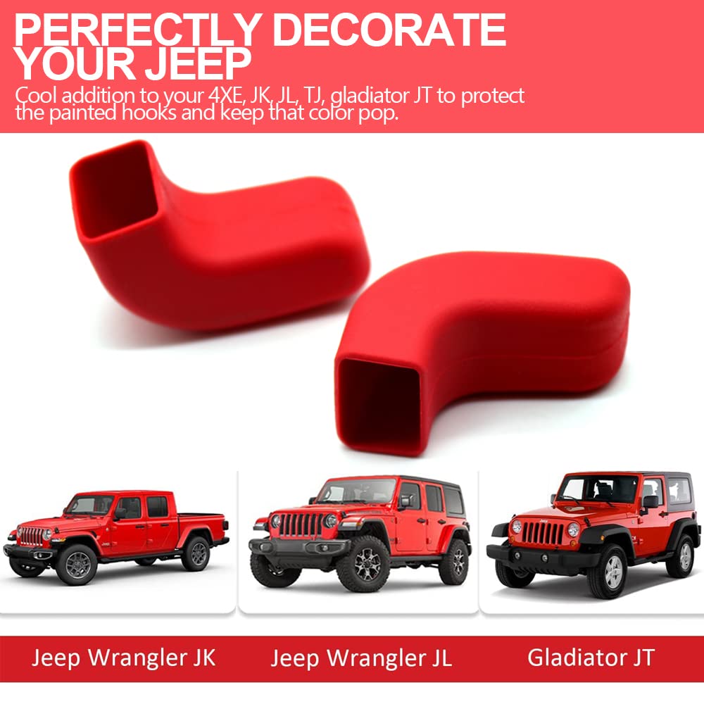 Amazon | バンパー牽引フックカバー ジープラングラー用 ペイント牽引