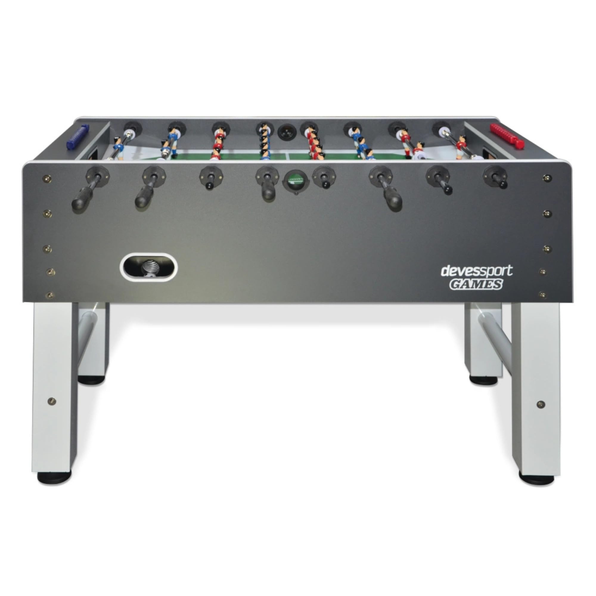 DEVESSPORT Futbolín Semi Profesional Hércules | Modelo de Alta Gama con Jugadores con Piernas Separadas de Metal para Bares y Salas de Juego