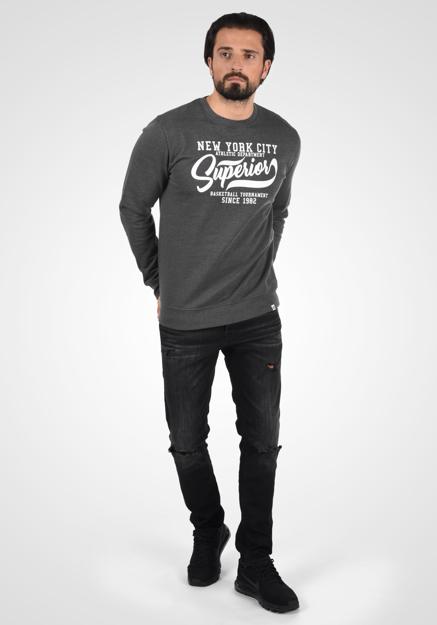 Indicode Galilero Felpa Maglione Pullover da Uomo