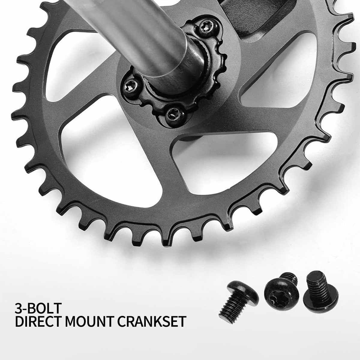 Bielas Integradas Huecas Para MTB 170mm Brazo De Biela Izquierdo Y Derecho