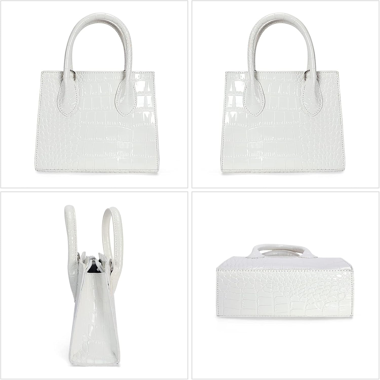 FRANSHION Small Crossbody Handbag for Women, Trendy Mini Cell Phone Purse, Womens Top Handle Handbag, Vegan Leather: Handbags: 