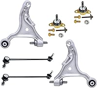 Vista 130 de Detroit Axle - Kit de brazos de control delantero RWD para Mercedes-Benz E320 E420 E430 E55 AMG, 2 brazos de control inferiores, 2 brazos de control