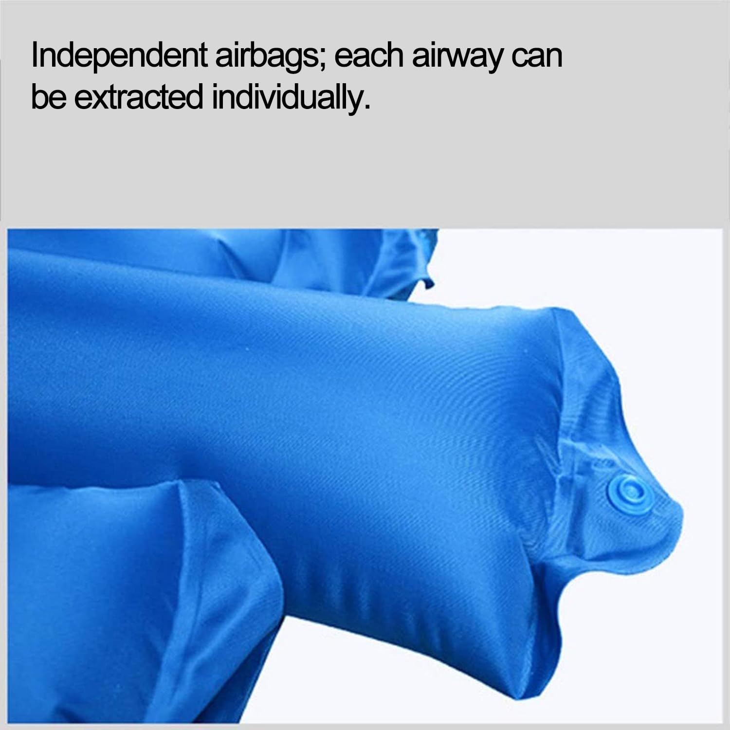 MObyat Materasso A Pressione Alternata 200x90x8 Cm, Materasso Antidecubito Traspirante con Foro per WC, 22 Celle Daria Indipendenti, Pompa A Pressione Variabile Ultra Silenziosa, Ideale per Famiglie