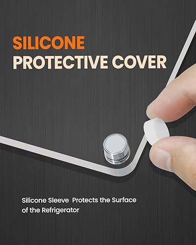 Miniatura 4 de WONDAY Juego de calendario magnético de acrílico transparente para refrigerador, planificador mensual familiar y organizador, pizarra de borrado en