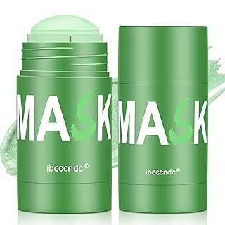 Máscara facial de té verde, máscara verde par...