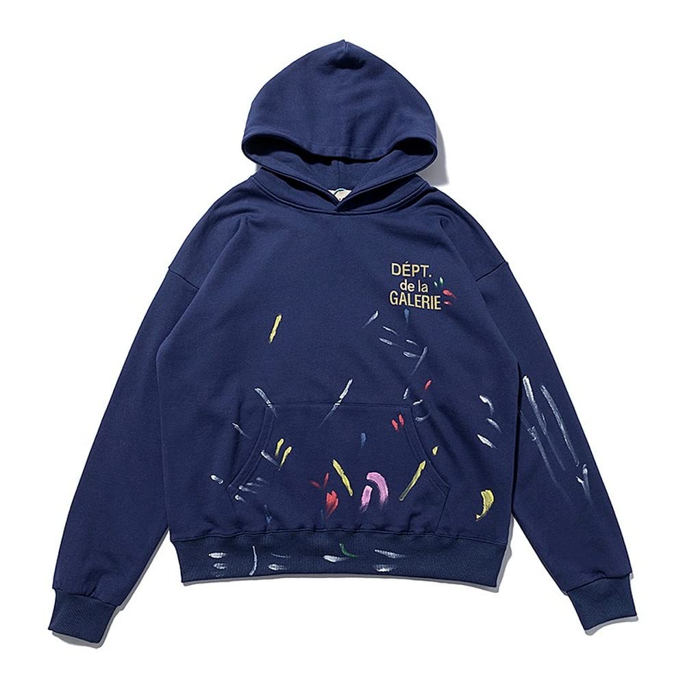 GALLERY DEPT men's hoodie splash ink graffiti high street hoodie fall loose casual men and women