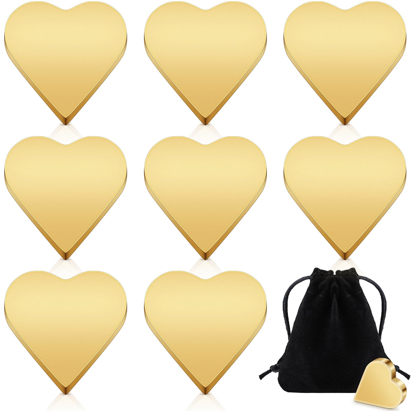 Oudain 8 Pcs Flower Food Alternative for Fresh Cut Flowers Copper Charm Keeps Flower Water Clean and Clear with Black Velvet Storage Bag for Home and Kitchen Vase