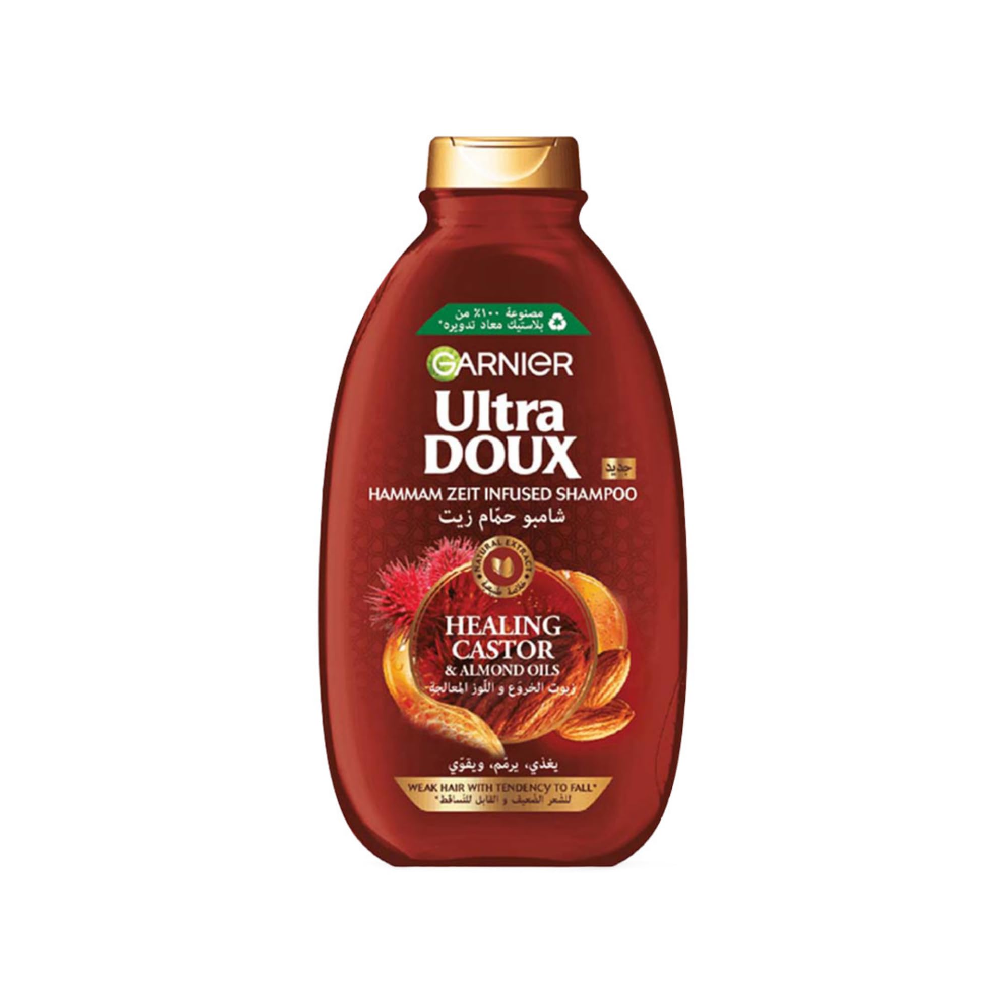 Garnier Ultra Doux Hammam Zeit Infused Shampoo With Healing Castor & Almond Oils, 400Ml