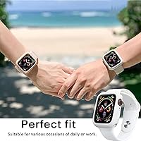 Vista 6 de Miimall Funda compatible con Apple Watch de 1.77 pulgadas, funda delgada de poliuretano termoplástico antiarañazos, funda protectora para Apple