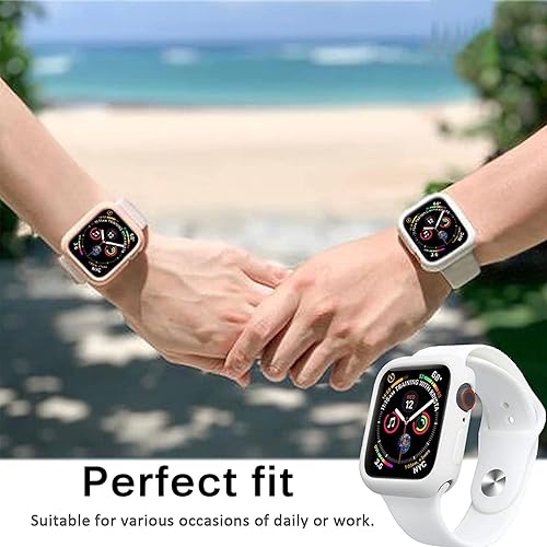 Miniatura 6 de Miimall Funda compatible con Apple Watch de 1.77 pulgadas, funda delgada de poliuretano termoplástico antiarañazos, funda protectora para Apple