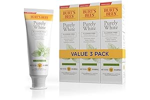 Pasta Dental Sin Fluoruro Para Adultos: Burt's Bees Natural Flavor Purely White Zen Peppermint