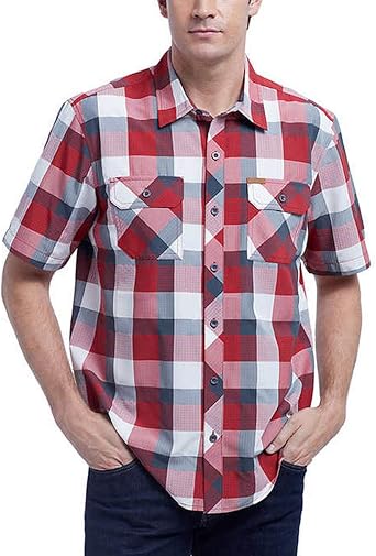 Short Sleeve Woven Tech Shirt 