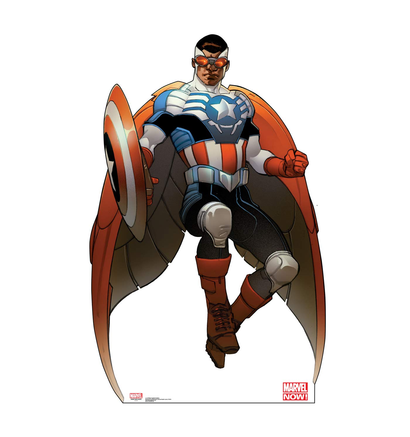 Buy Cardboard People All New Captain America Life Size Cardboard Cutout