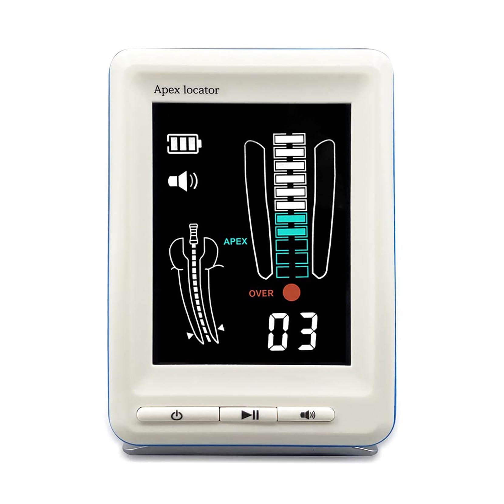 Buscador De Localizador De Ápice De Endodoncia Localizador De Ápices Ajustable (LCD) Ver Fit Material Dental Herramientas para Laboratorios Dentales