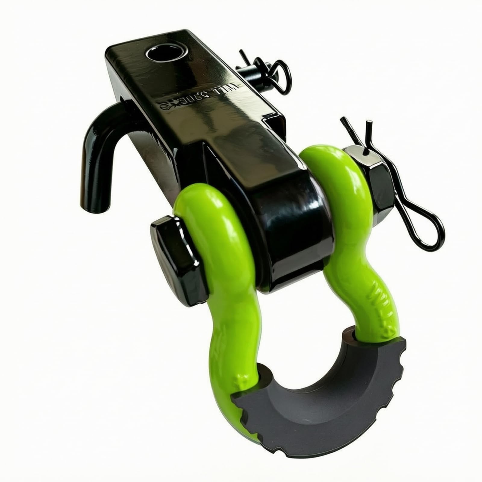 Gancio di Traino Resistente | Robusto, Attacco Ricevitore con Perno, Compatibile, Accessorio, per Fuori, Verde Chiaro