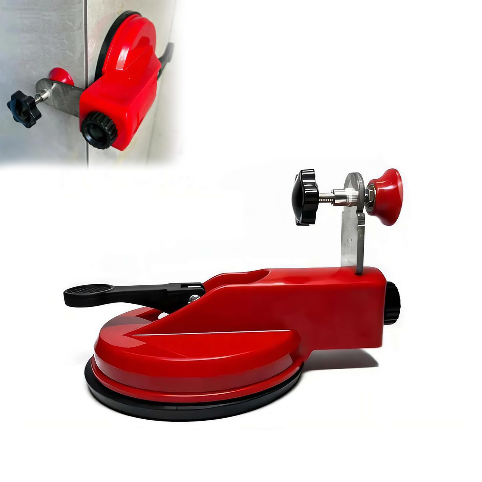 Tile Leveling System, Wall Tile Leveler Suction Cup Large Plate Corner Fixed Marble Leveling Splicer, Ceramic Tile Tightening Tools for Wall Tile Installation