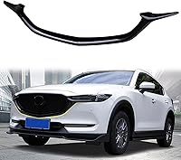 Vista 2 de HIGH FLYING Para Mazda CX-5 CX5 2017-2021 Accesorios exteriores Coche Rejilla Delantera Insertos Cubierta Moldeo ABS Negro Brillante 2pcs