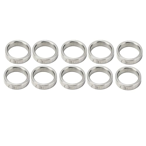 Vista 18 de Kit espaciador de arandela de acero inoxidable – 10 piezas de 0.591 in de diámetro exterior x 0.472 in de diámetro
