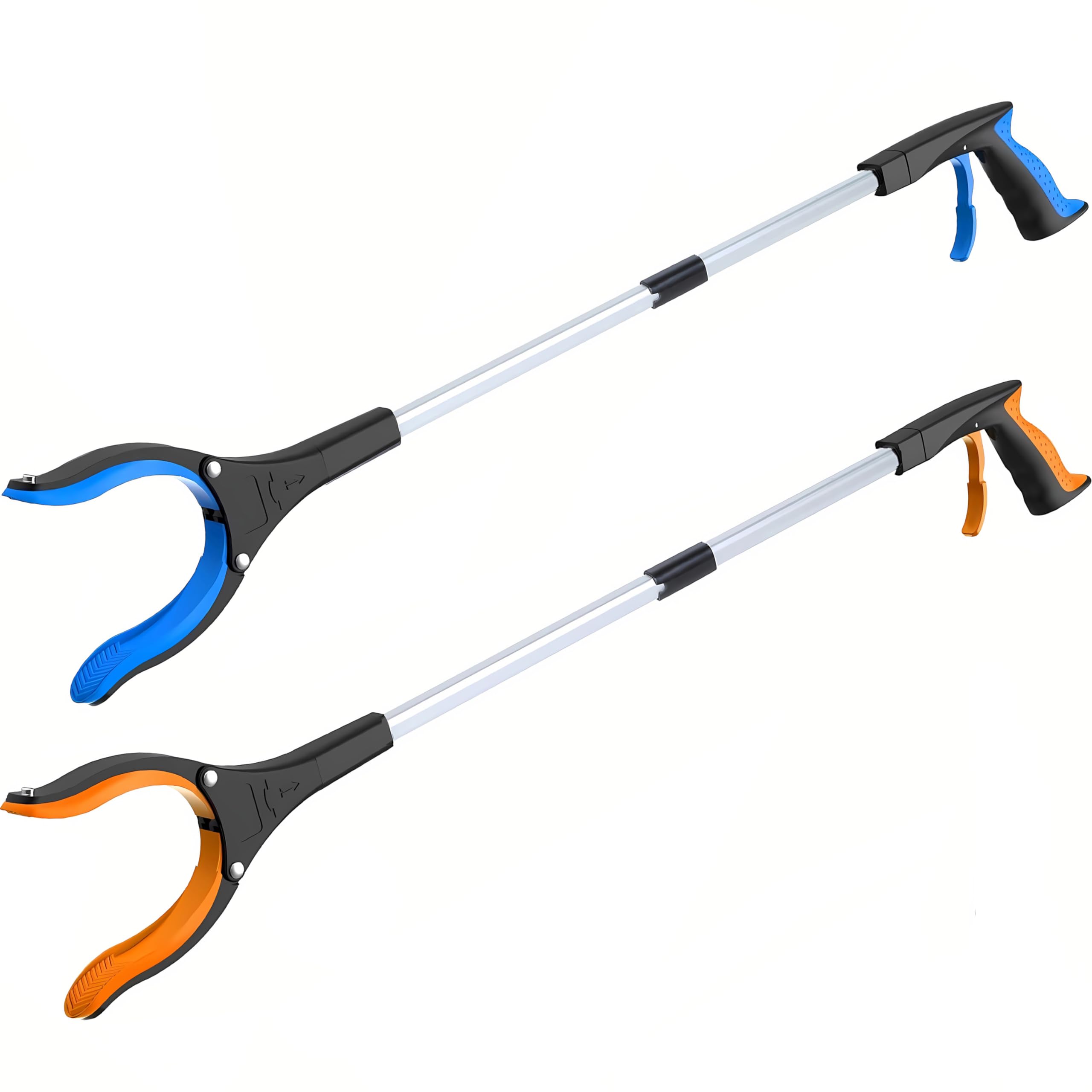 Photo 1 of 32" Grabber Reacher Tool (2-Pack), Foldable Trash Picker Upper with 360° Rotating Jaw & Magnetic Tip, Heavy Duty Reaching Assist Stick for Seniors, Post Surgery Recovery Must Haves Mobility Aid