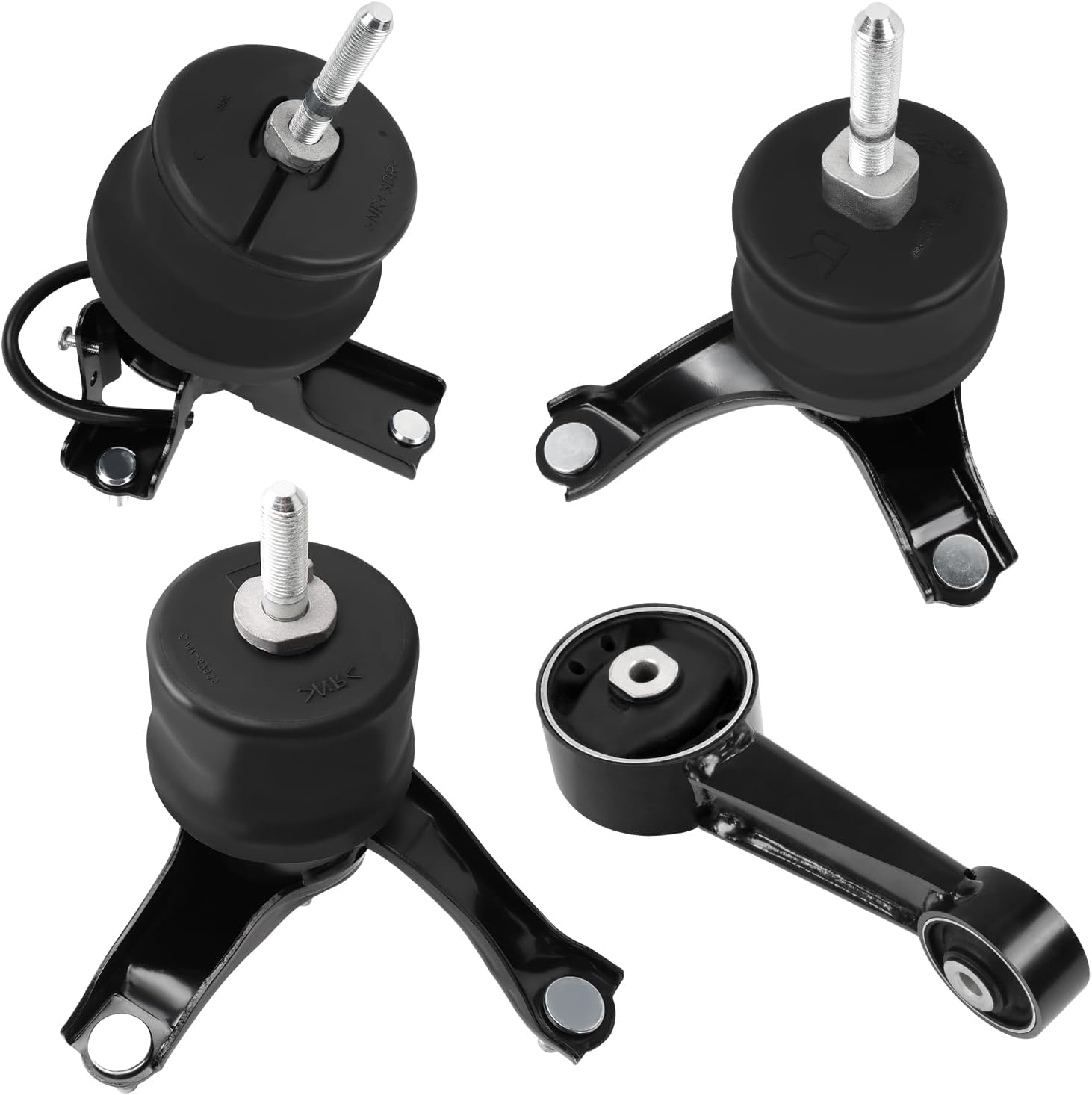 Engine Mount and Trans Mount kit Compatible with 2007-2017 Camry & 2008-2012 Avalon 3.5L V6 Engine, Replace # A42017HY 123600P030 A4288 123720H090 A62036HY 123620P010 A4259 123630P090 4PCS
