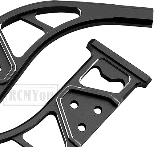 Vista 13 de Parte de actualización de montaje de ala trasera de aluminio para ARRMA 1/7 Infraction 6S BLX Limitless, 2 piezas de aleación de ala trasera, marco