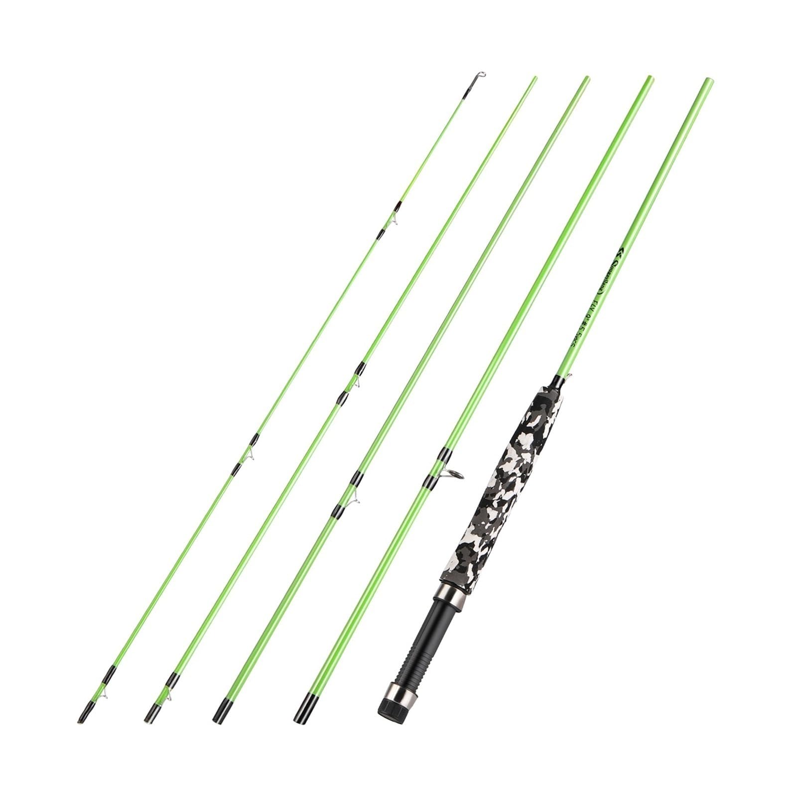 Amazon.co.jp: 釣り竿 9インチ#5 フライフィッシングロッド 2.7M 5