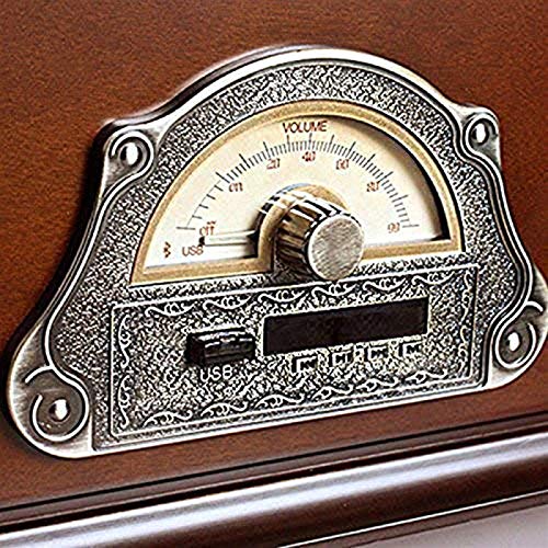 Phonographe rétro Classique Vintage, Platine Vinyle Gramophone Tourne-Disque Aux-in/USB cuivre klaxon FM Radio pour la… - Les Beatles, Paul McCartney, John Lennon, RIngo Starr, George Harrison Phonographe rétro Classique Vintage, Platine Vinyle Gramophone Tourne-Disque Aux-in/USB cuivre klaxon FM Radio pour la… – Image 5