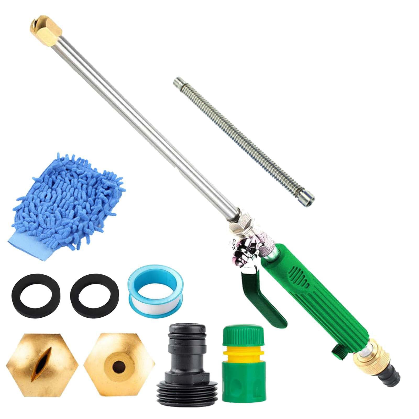 Jethose Pressure Washer,Jet Hose Water Pressure,2 in1 High Pressure Power Washer with 2 Nozzles and Quick Connect for Cars, Patios, Fences, Windows (Blue) — view 12