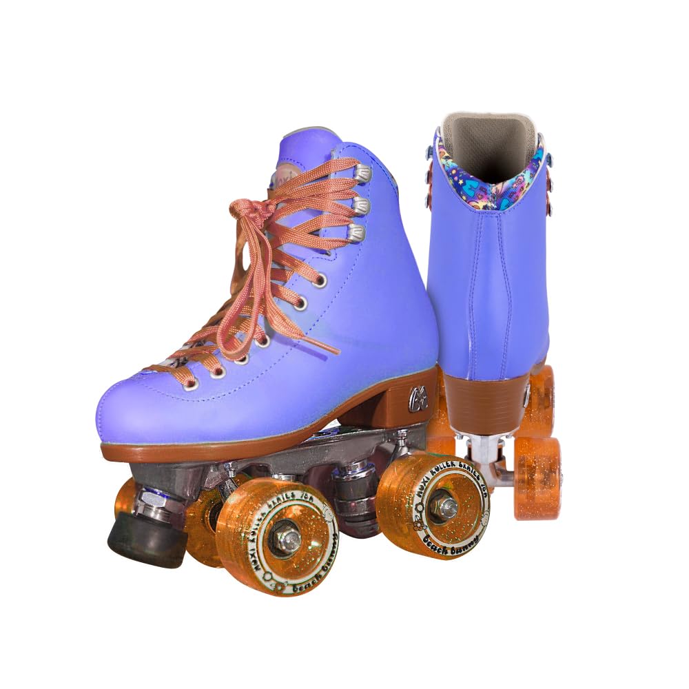 Moxi Beach Bunny Roller Skates - Fashionable Womens Roller Skates | Periwinkle Sunset | Size 5