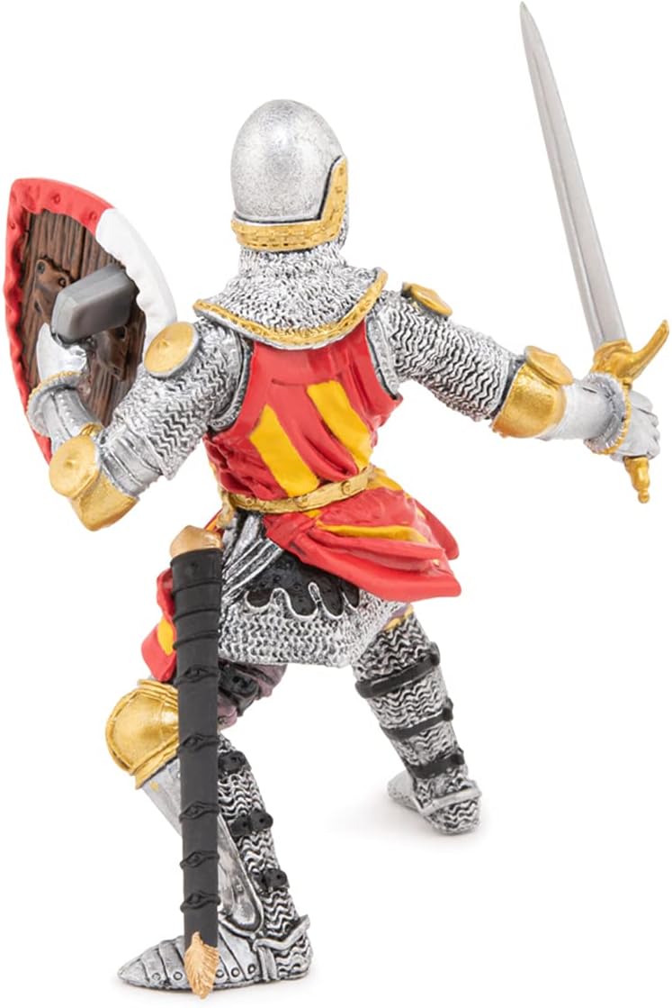 Papo - Realistic Tournament Knight Figure Toy for Kids - Ages 3+ - Fantasy & Medieval Collection - Creative Play Medieval Battle - Gift Idea Toy for Girls and Boys - 3.2 in X 1.9 in X 3.5 in