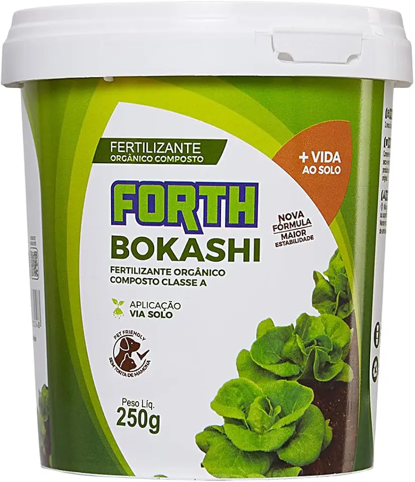 Forth Bokashi, Composto Fermentado, Microorganismos Benéficos, 250g