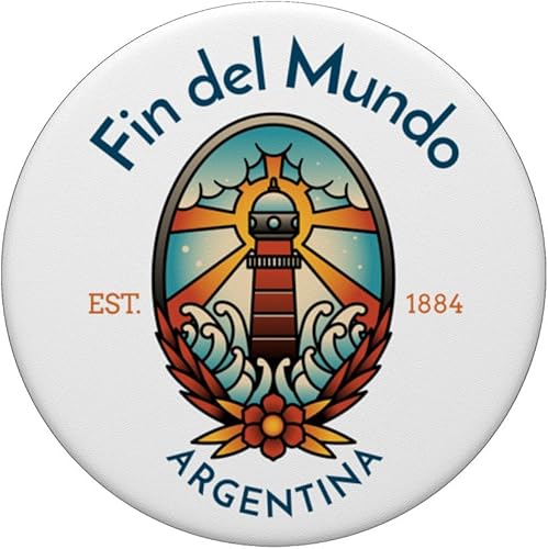 Miniatura 3 de Fin del Mundo Lighthouse Argentina PopSockets Standard PopGrip